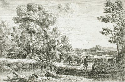 The Wooden Bridge by Claude Lorrain